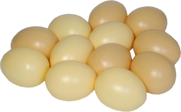 Set de huevos de plástico para jugar 12 uds