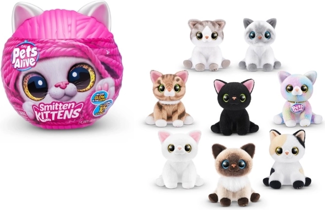 Gatito de peluche interactivo ZURU Pets Alive Smitten Kitten