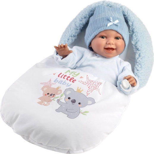 Muñeca bebé realista Llorens New Born con sonido 38 cm