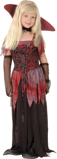 Disfraz infantil de vampira 130–140 cm