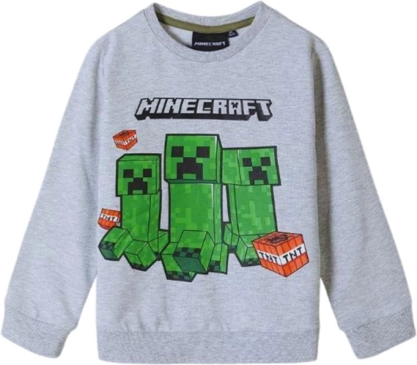 Sudadera gris de Minecraft