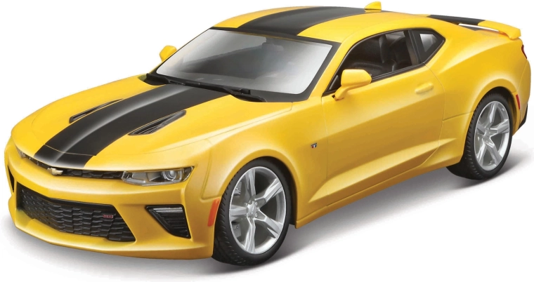 Modelo metálico Maisto Chevrolet Camaro SS amarillo 1:18