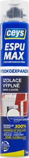 Espuma de montaje de alta expansión para pistola CEYS 750 ml