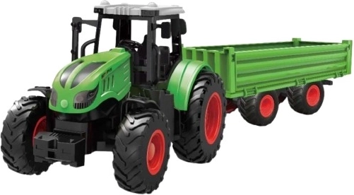 Tractor teledirigido con remolque