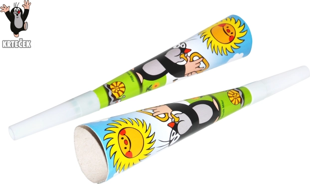 Trompetas de fiesta Topo y amigos 20 cm (6 uds)