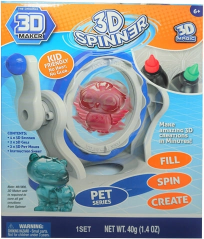Spinner 3D para crear animalitos