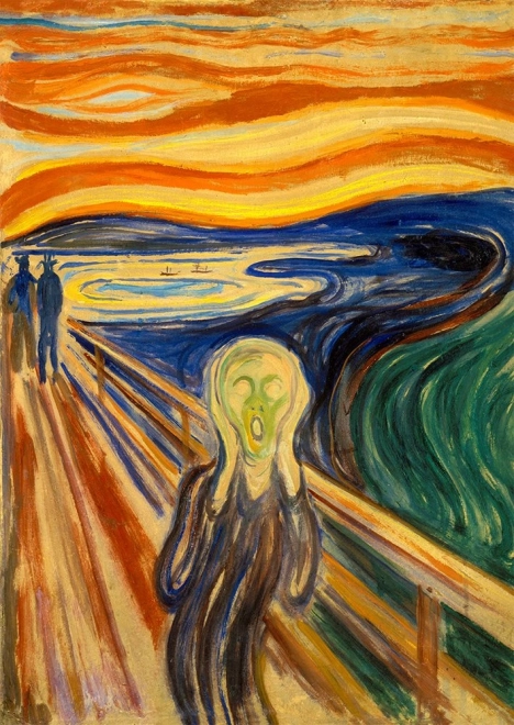 Puzzle Edvard Munch: El grito 1000 piezas