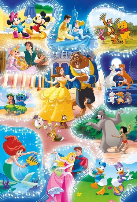 Puzzle MAXI Disney: Hora de bailar, 24 piezas