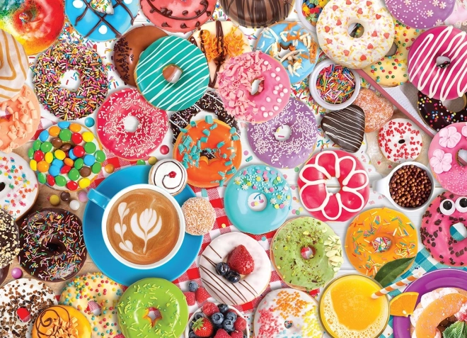 Puzzle Fiesta de donuts 1000 piezas EUROGRAPHICS