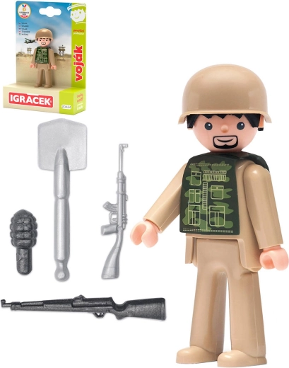 Efko Igráček soldado (profesiones) set con accesorios