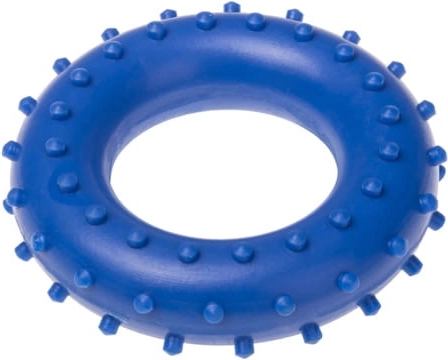 Anillo de masaje rehabilitador con protuberancias 7,2 cm azul