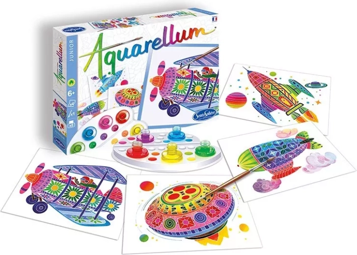 Sentosphere Acuarelas junior en el aire