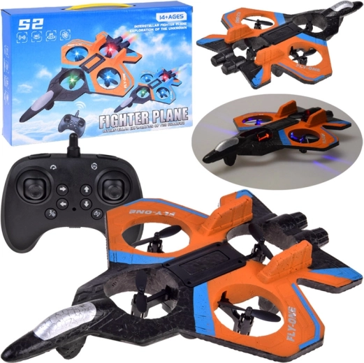 Dron RC con iluminación LED y flips de 360° para principiantes