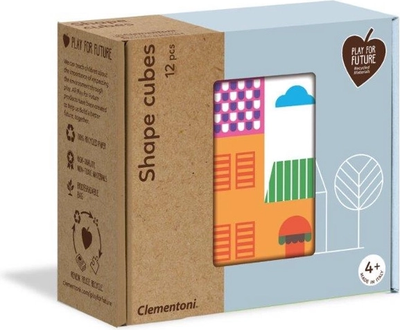Cubos de formas de la Ciudad: set creativo para niños a partir de 4 años
