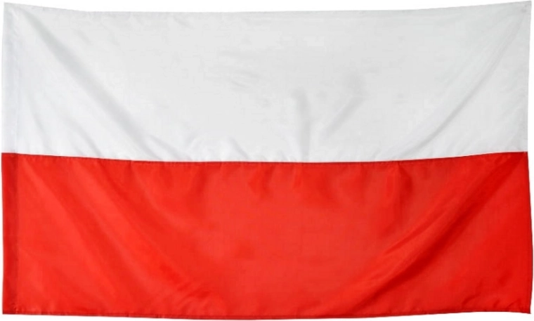 Bandera nacional polaca de 68 × 110 cm