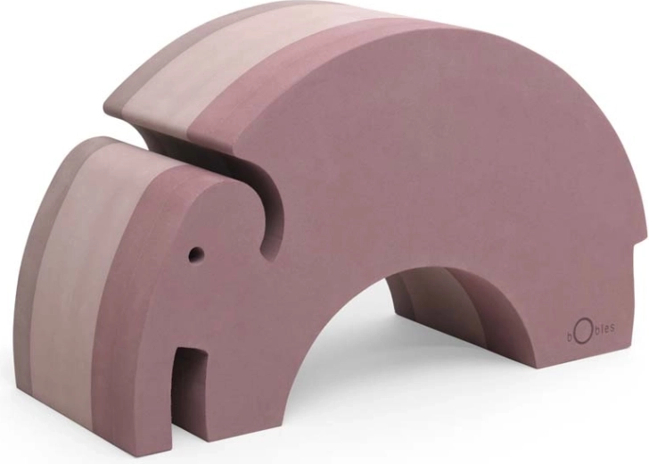Elefante bObles vintage rose – juguete sensorial de equilibrio de espuma EVA