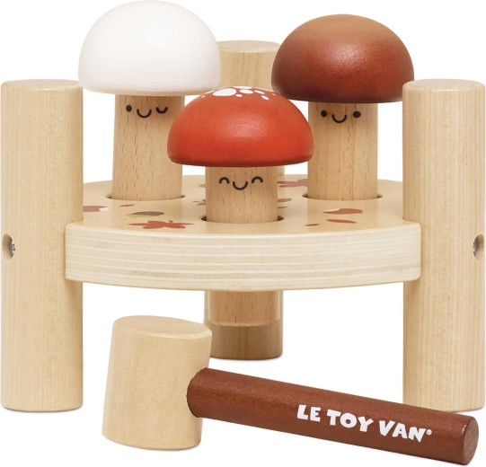 Le Toy Van juego de golpear con martillo de madera con clavijas