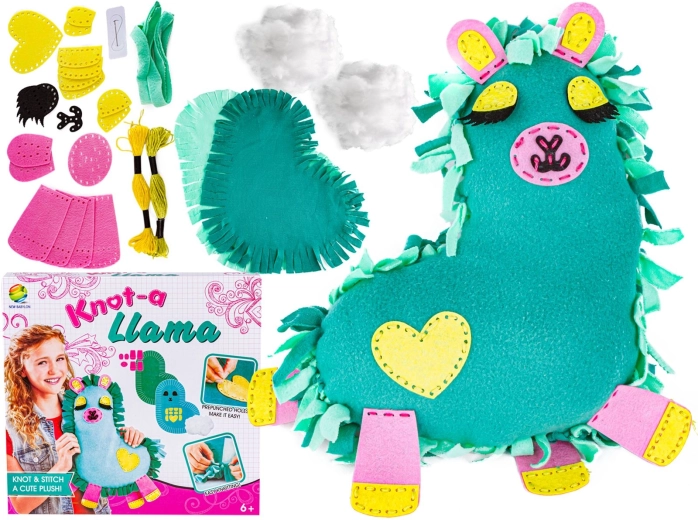 Kit creativo de costura: llama de peluche DIY