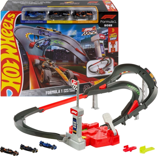 Pista de carreras Hot Wheels HW Racing Formula 1 Sprint + 3 monoplazas