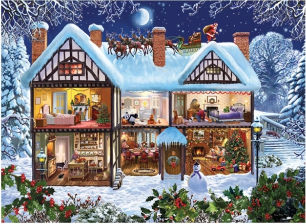 Puzzle ANATOLIAN Casa en Navidad 1000 piezas