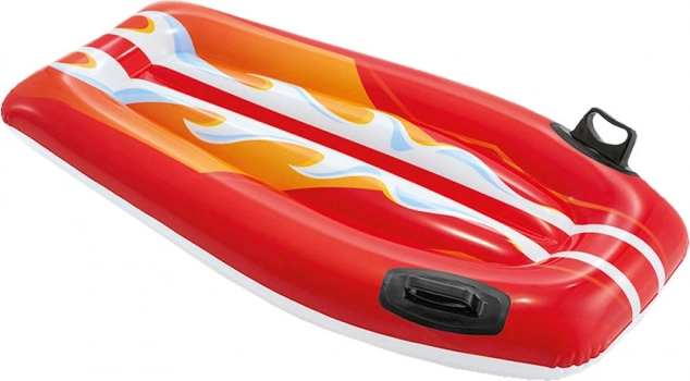 Tabla inflable con asas para niños Roja INTEX