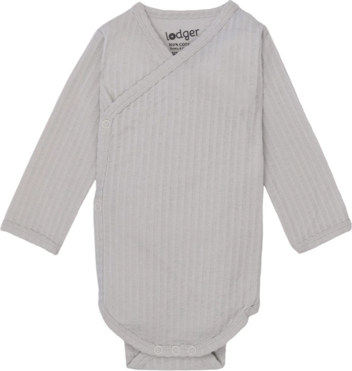 Body transpirable Lodger de manga larga Seersucker Steel talla 68