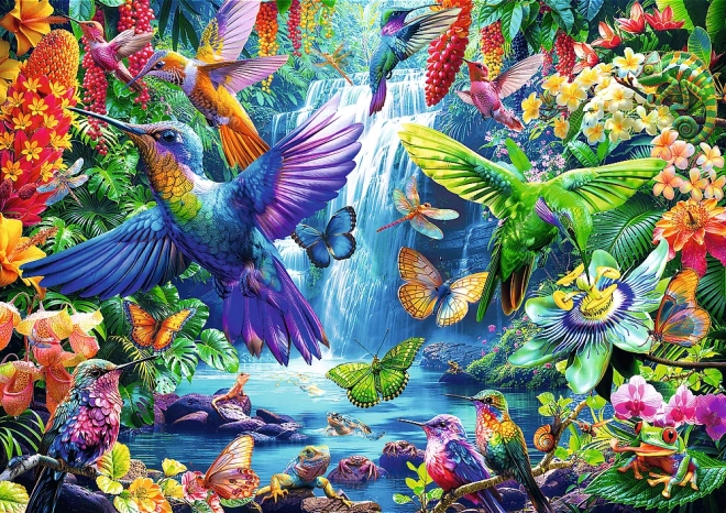 Puzle de 1000 piezas – colibríes en los trópicos