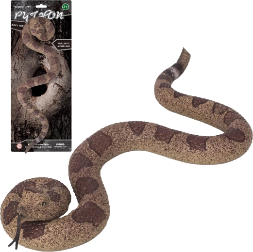 Modelo realista de serpiente de cascabel Sparkys 46 cm