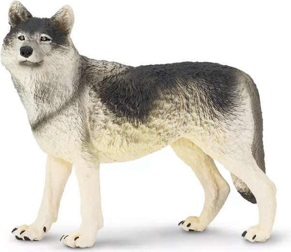 Figura de lobo gris Safari Ltd. - 1 pieza