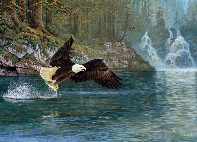 Puzzle Pesca en vuelo 1000 piezas