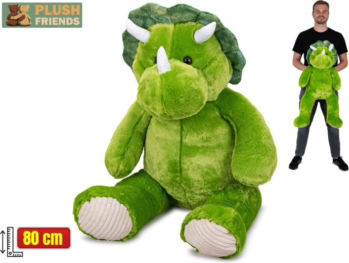 Plush Friends triceratops de peluche 80 cm