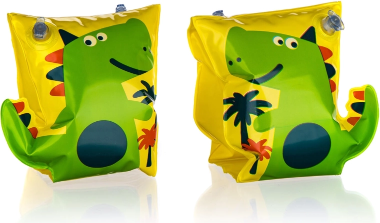 Manguitos inflables infantiles con dinosaurio 23 × 19 cm