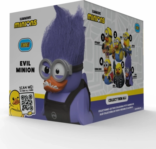 Pato coleccionable TUBBZ Minions morado - 1 pieza