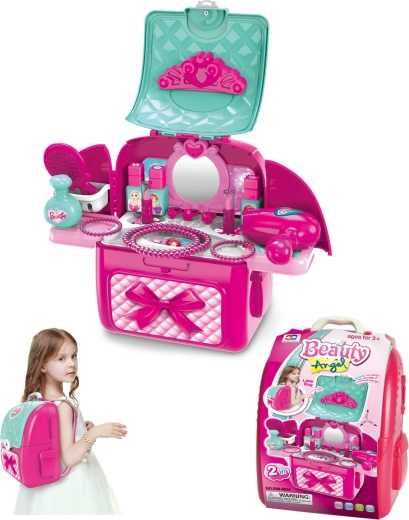 Set de cosmética para niñas en mochila