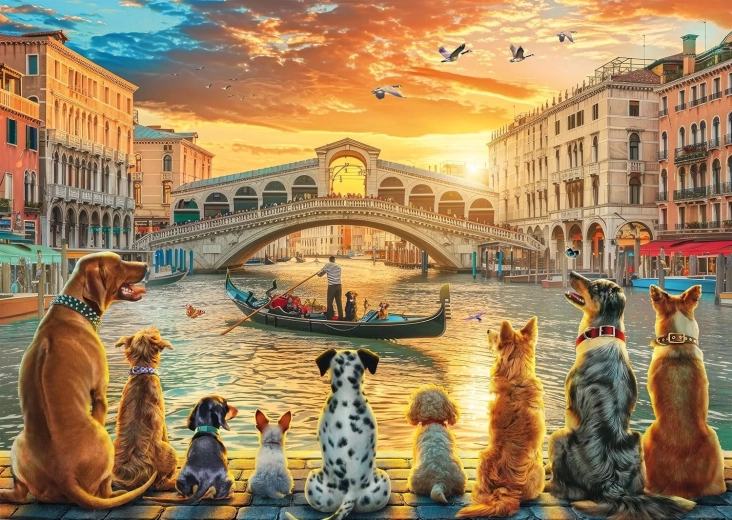 Puzzle En el muelle 1000 piezas SCHMIDT