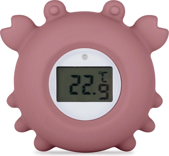 Petite&Mars termómetro digital de silicona para bañera tortuga Terry misty green