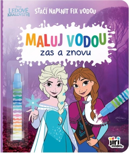 Librito Pinta con agua Frozen