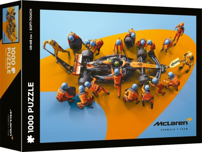 Puzzle Soft Touch McLaren – récord mundial en la parada en boxes más rápida, 1000 piezas