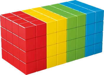 Geomag Magicube Full Color – juego de construcción magnético de 128 cubos