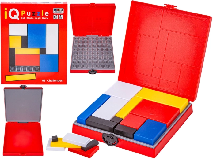 Juego lógico IQ Puzzle – cubos de colores y rompecabezas