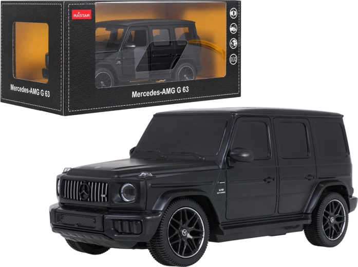 Modelo metálico Mercedes-AMG G 63 RASTAR a escala 1:24, negro