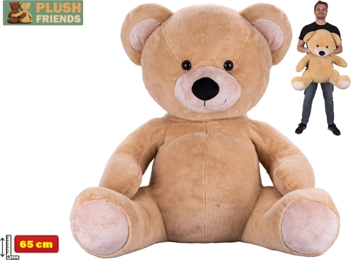 Oso de peluche Plush Friends 65 cm beige
