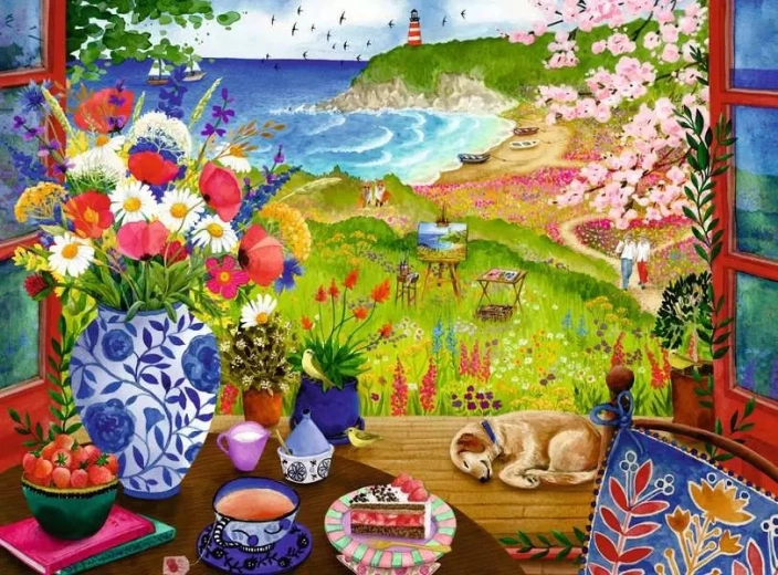 Puzzle Ravensburger Vista a la naturaleza XL 100 piezas
