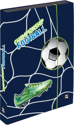 Caja para cuadernos A4 Jumbo Fútbol Oxybag