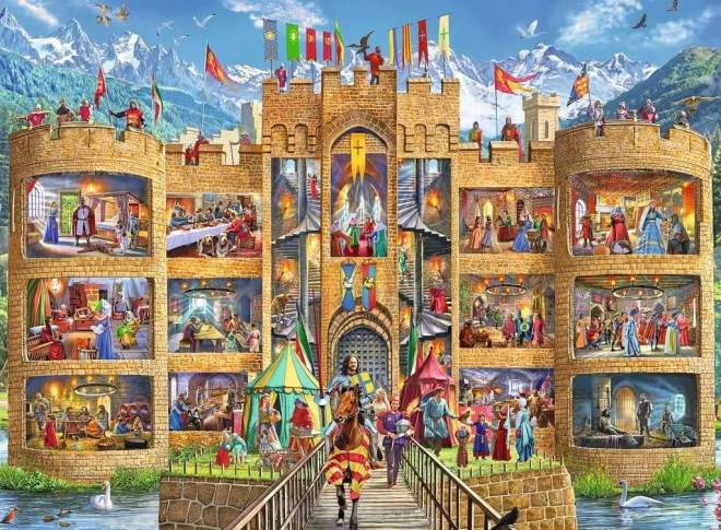Puzzle Ravensburger Castillo de caballeros 150 piezas