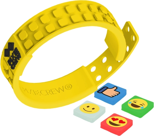 Pulsera creativa Pixie Crew Emoji amarilla