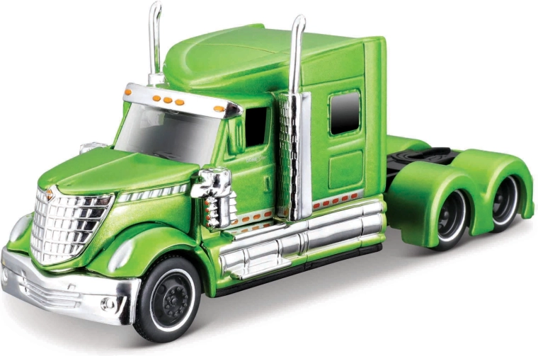 Maisto Design Custom Rigs International Lone Star verde 1:64