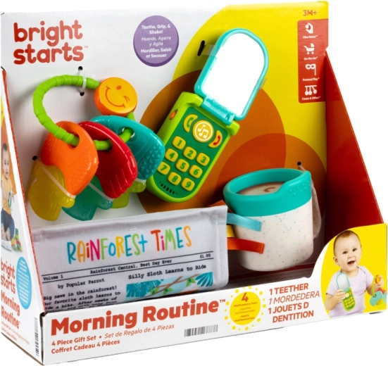 Bright Starts Morning Routine: set de regalo para el desarrollo de los sentidos
