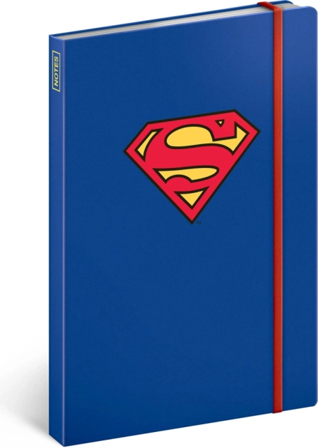 Cuaderno Superman con tapa dura con símbolo