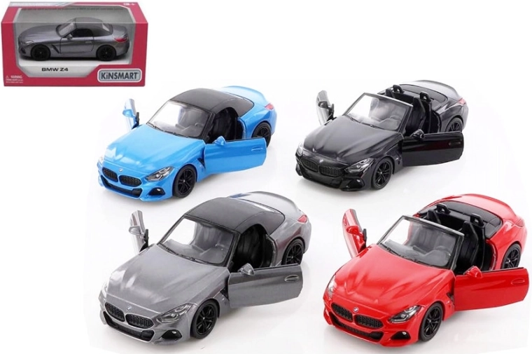Modelo metálico de coche BMW Z4 1:34 con tracción Pull Back
